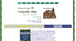 Desktop Screenshot of cedarvilleohio.net